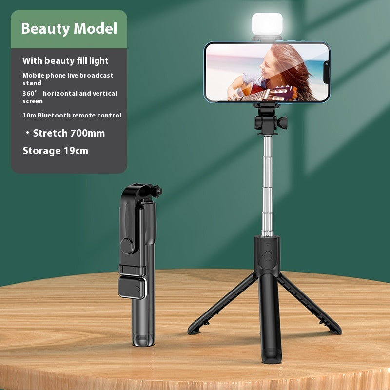 Mobile Phone Bluetooth Selfie Stick Tripod Self Timer Mobile Phone Bluetooth Selfie Stick Tripod Self Timer